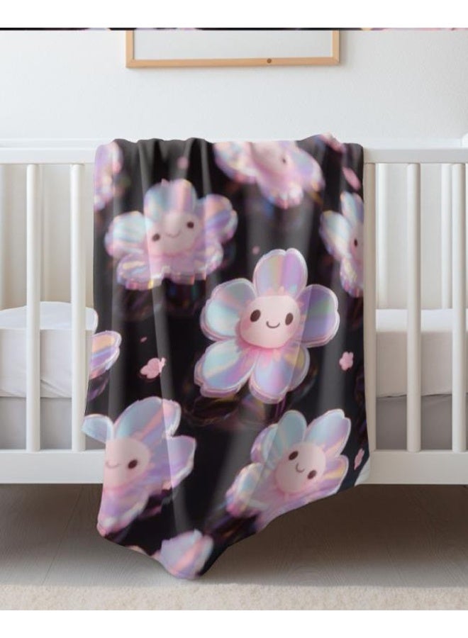 عام بطانية رقيقة من الفانيلا الكرتونية للأطفال والرضع (دافئة ومريحة، ومناسبة للنوم والألعاب) 70 سم * 100 سم - Image 2