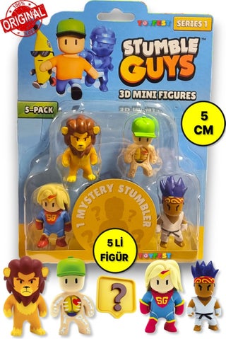 Stumble Guys Series 1 - 3D Mini 1 I Surprise 5 Figure Set - Super Gal Leonidas - pzsku/Z6407FBFB8BEFB305AF78Z/45/_/1737455025/93d4ef5a-cb5a-49bf-b191-02023bec9eb1