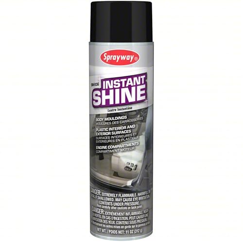 Sprayway SW936 Aerosol Instant Shine Vinyl Cleaner and Protectant, 11 oz. - Image 1
