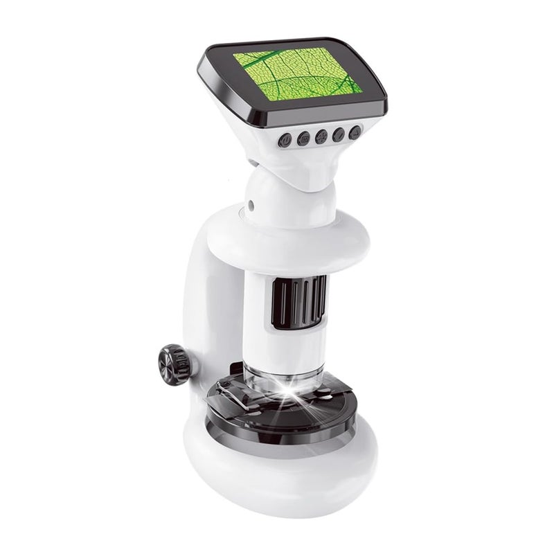TECPHILE 1000X WiFi Digital Microscope for Kids & Students, 2" LCD Screen, 1080P HD Handheld Portable Microscope with Screen Share, Rechargeable, Photo Video Recording for Lab, Classroom & Home Use - Image 1