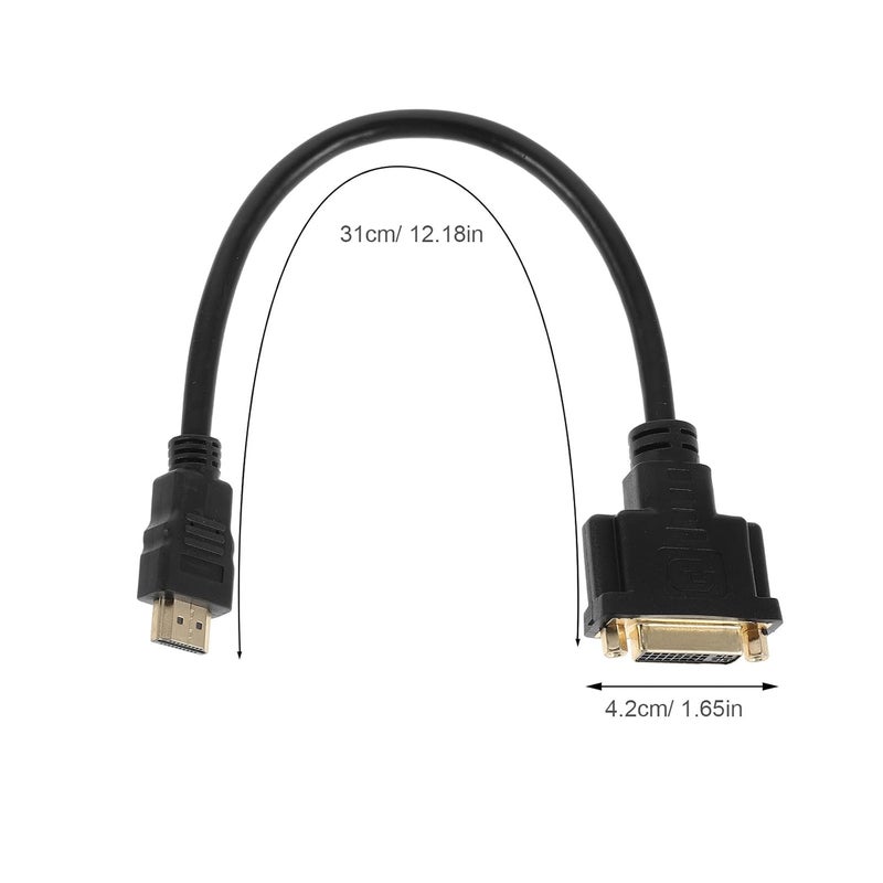 3PCS DVI to HDMI Video Adapter Cable Bi Directional Converter for Computer Monitor Display - Image 3