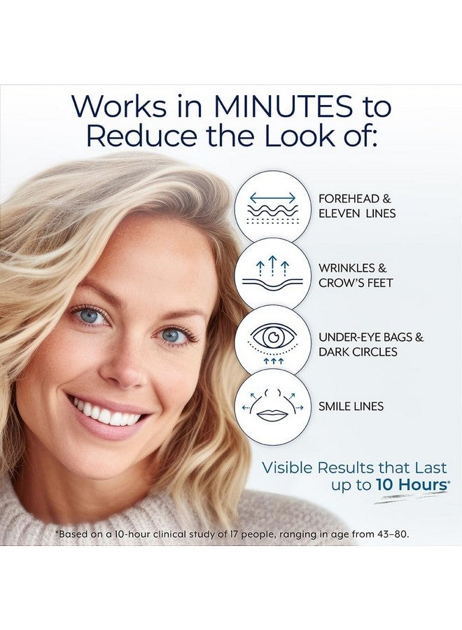 Plexaderm Rapid Reduction Eye Serum - Advanced Formula Anti Aging Visibly Reduces Under-Eye Bags, Wrinkles, Dark Circles, Fine Lines & Crow's Feet Instantly Instant Wrinkle Remover for Face - Image 3
