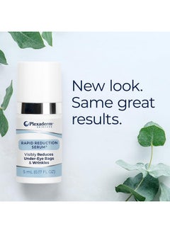 Plexaderm Plexaderm Rapid Reduction Eye Serum - Advanced Formula Anti Aging Visibly Reduces Under-Eye Bags, Wrinkles, Dark Circles, Fine Lines & Crow's Feet Instantly Instant Wrinkle Remover for Face  - Image 2