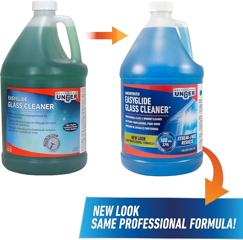 Unger Professional Streak-Free EasyGlide Glass Cleaner Concentrate - 1 Gallon (Makes 100 Gallons) - Image 2