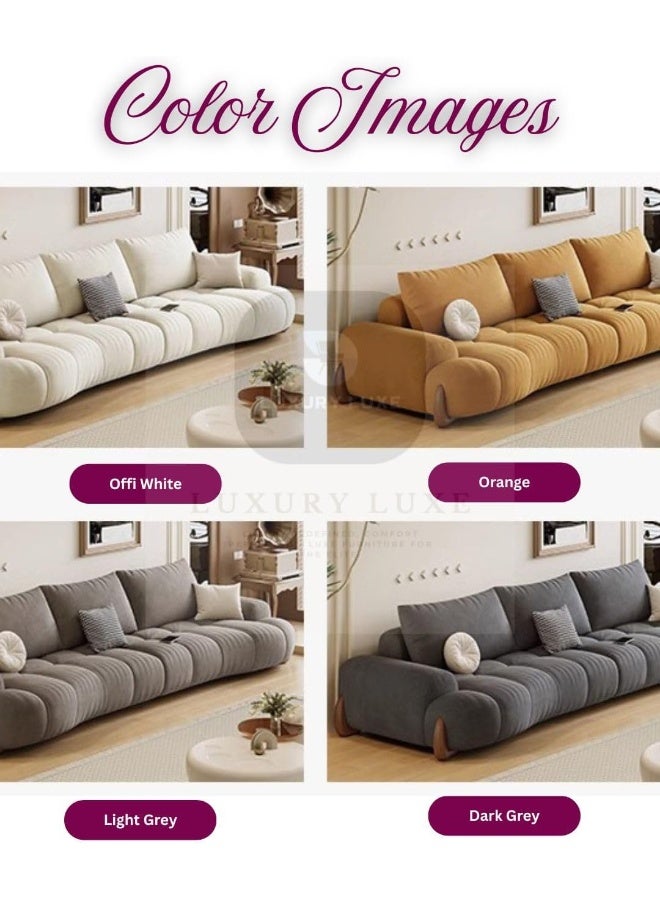 Luxury Luxe Cloud 3+2+1 Seater Sofa Set