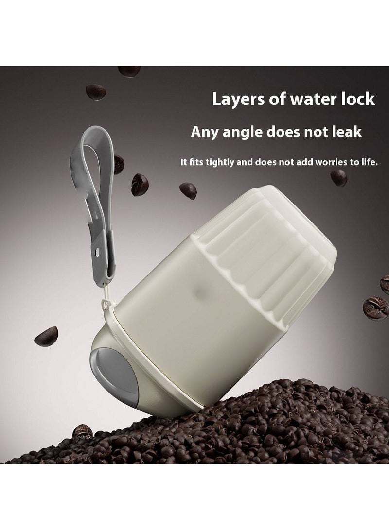AROAQ 410ml Ceramic Liner Thermos Coffee Cup Double Wall Stainless Steel Vacuum Insulated Thermos For Coffee Thermal Mug Tumbler Gift - Image 5