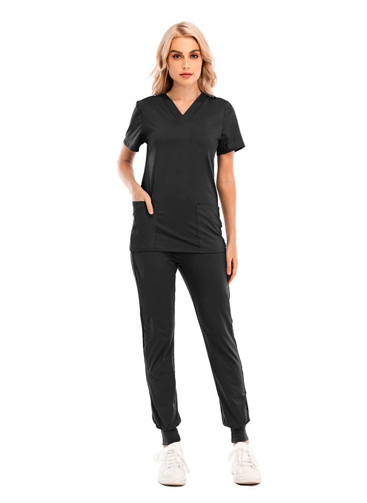 KUYING New V-neck Split Style Medical Work Uniform  - Image 1