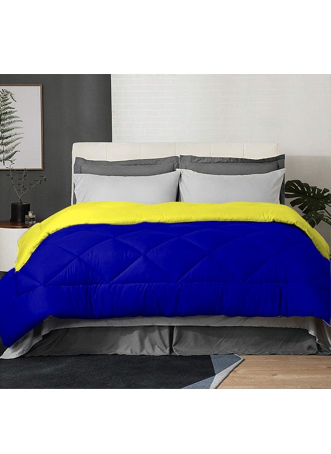 Tiba - Double face quilt Blue& Yellow 220*235cm - Image 1