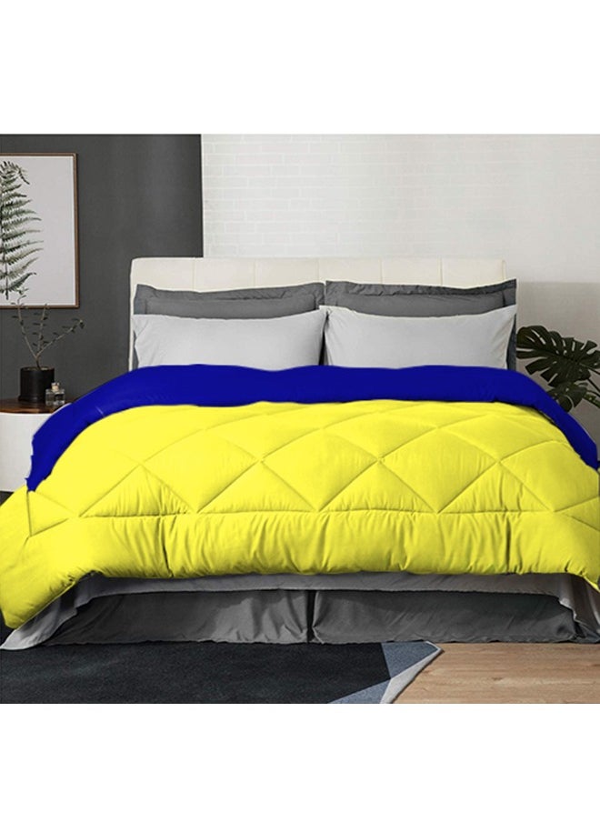 Tiba - Double face quilt Blue& Yellow 220*235cm - Image 1
