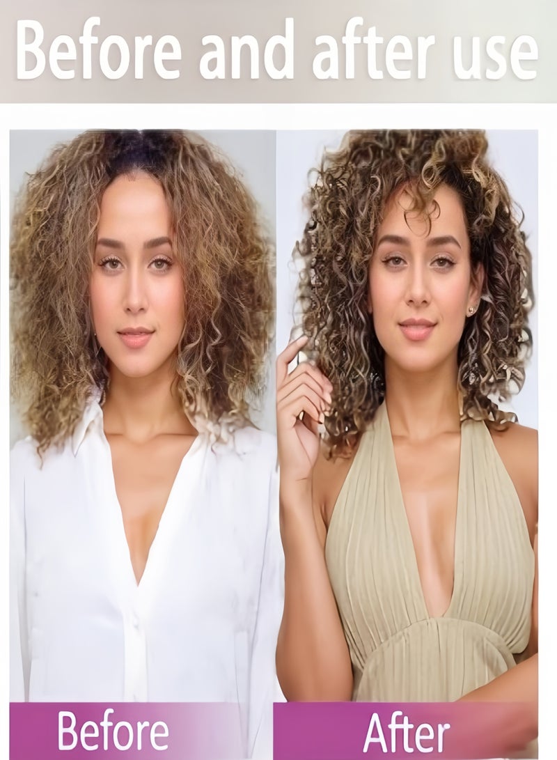 كيفن 2025 Newest Bounce Curl Brush,Bounce Curl Defining Brush,Curl Defining Brush,Hair Brush Styling Brush,Shaping and Defining Curls for Women Girls (Color : Purple) - Image 2