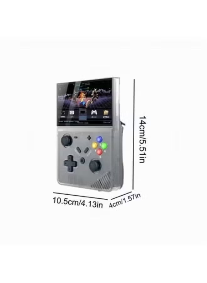 TIGER M18 Retro Handheld Game Console with 4.3-Inch HD Screen, Preloaded Classic Games, Portable Gaming Player, Long-Lasting Battery, and Multi-Media Support for Music & Video Playback – Ergonomic Pocket-Sized Console in Black Transparent for Travel, Home, and Outdoor Fun - Image 2