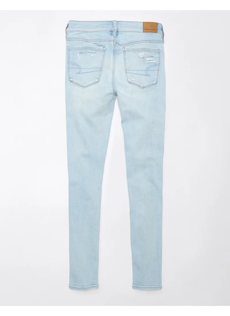 امريكان ايجل AE Next Level Low-Rise Ripped Jegging