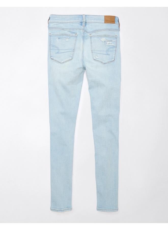 امريكان ايجل جينز ضيق بخصر منخفض ممزق - Image 2