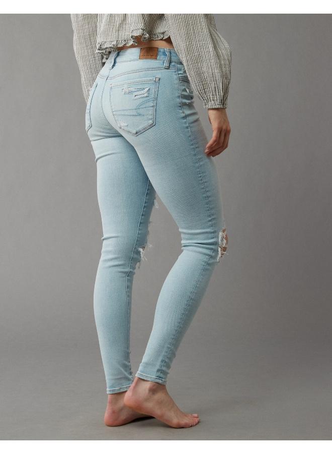 امريكان ايجل جينز ضيق بخصر منخفض ممزق - Image 4