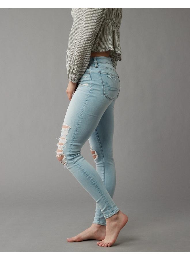 امريكان ايجل جينز ضيق بخصر منخفض ممزق - Image 5