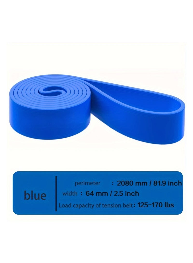Cuken 125-170 Lbs Resistance Band Pull up Assist Band Heavy Duty Powerlifting Exercise Stretch Bands for Powerlifting, Muscle Toning, Yoga, Stretch Mobility (Blue) - Image 2