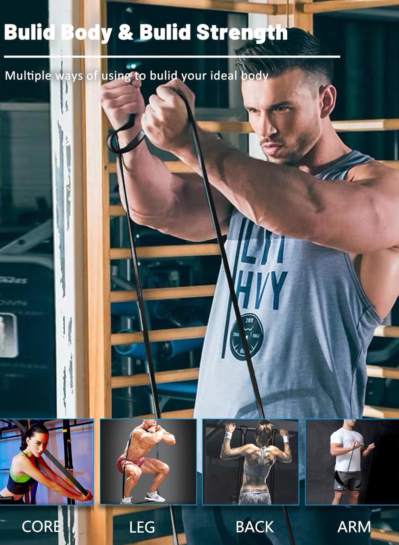 Cuken 125-170 Lbs Resistance Band Pull up Assist Band Heavy Duty Powerlifting Exercise Stretch Bands for Powerlifting, Muscle Toning, Yoga, Stretch Mobility (Blue) - Image 3