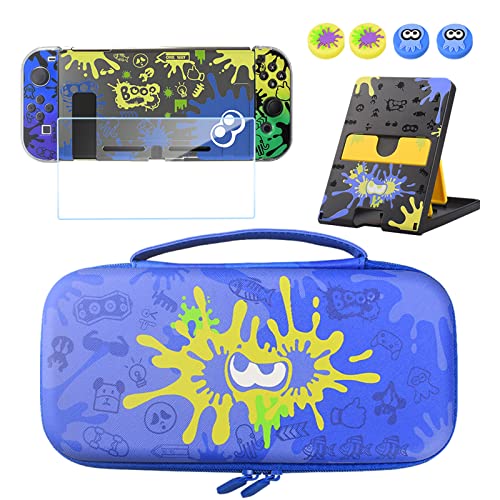 VGBUS Switch Case Compatible with Nintendo Switch,Switch Case Cover with Screen Protector,Playstand, Thumb Grip Caps for Nintendo Switch (Nintendo Switch) - Image 1