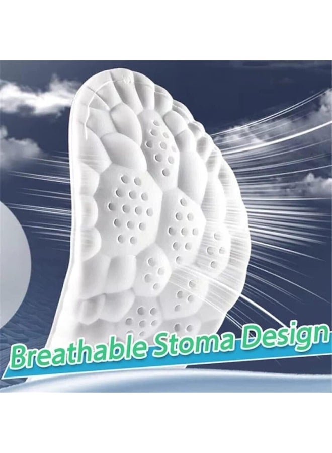 نعل داخلي من السيليكون ميرون الفوم - فرش طبي للحذاء  ممتص للصدمات ومضاد للانزلاق وجيد التهوية -بطانة أحذية يخفف الالم للقدم المسطحة والمشي اليومي وممارسة الرياضة ومناسب لجميع الأحذية الرجالي والحريمي - Image 5