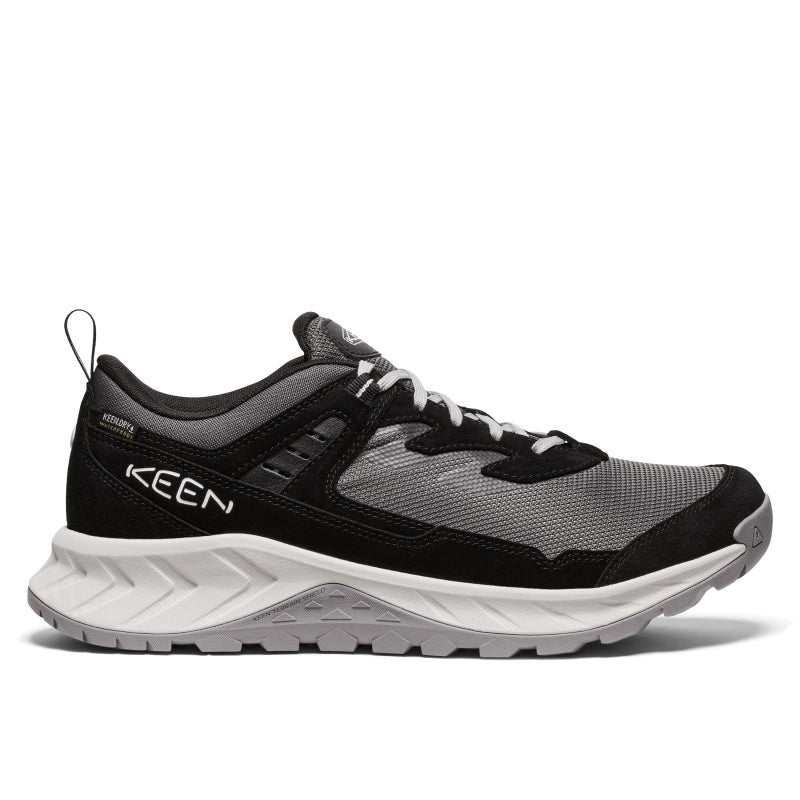 KEEN Men's Hightrail Low Height Durable Lightweight Breathable Leather Waterproof Hiking Shoes, Black/Vapor, 12 - Image 4