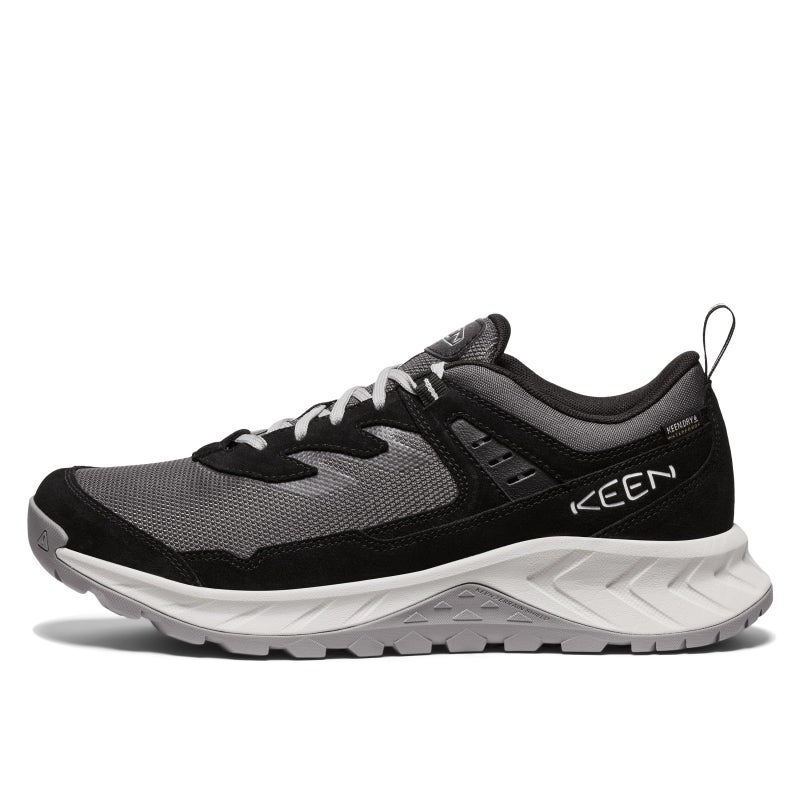 KEEN Men's Hightrail Low Height Durable Lightweight Breathable Leather Waterproof Hiking Shoes, Black/Vapor, 12 - Image 5