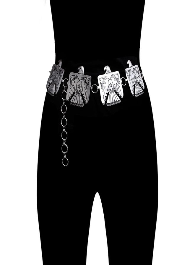 Wonderent Western Metal Concho Thunderbird Fashion Waist Belt No. 33 - Image 3