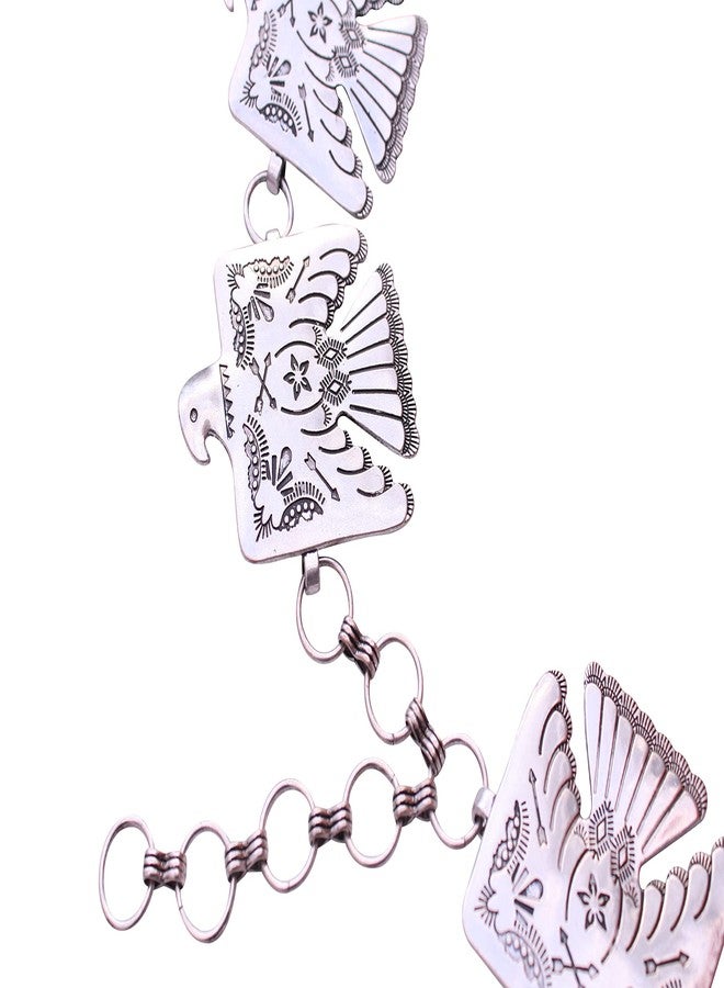 Wonderent Western Metal Concho Thunderbird Fashion Waist Belt No. 33 - Image 2