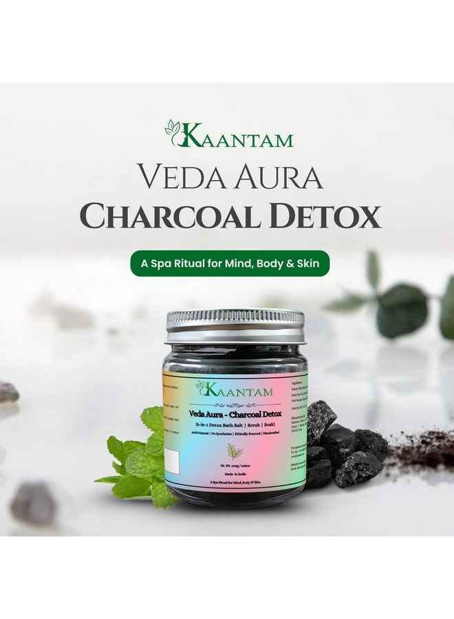 Kaantam Veda Aura Bath Soak Set of 4 | Natural Blend with Epsom & Himalayan Pink Salt, Clays & Essential Oils | For Tub, Foot Soak, Scrub & Self-Care Rituals - Image 3