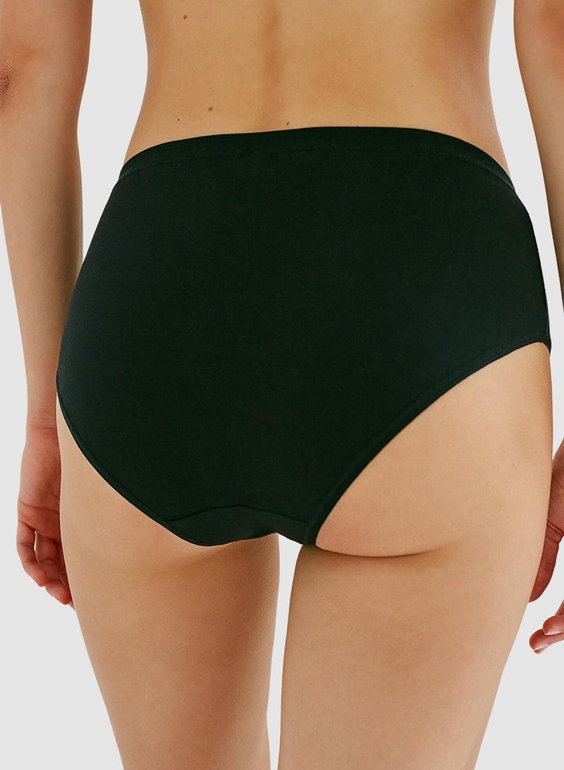Penti Fresh Basic Black Coverage Slip Panties - Image 4