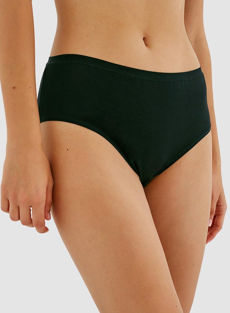 Penti Fresh Basic Black Coverage Slip Panties - Image 2