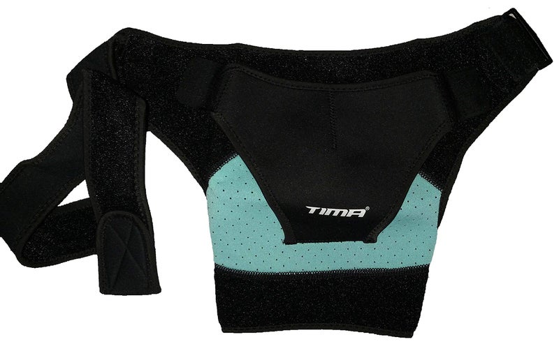 TIMA Shoulder Brace for Men and Women Torn Rotator Support Neoprene Shoulder Compresion Shoulder Support (Black, Green) - Image 4