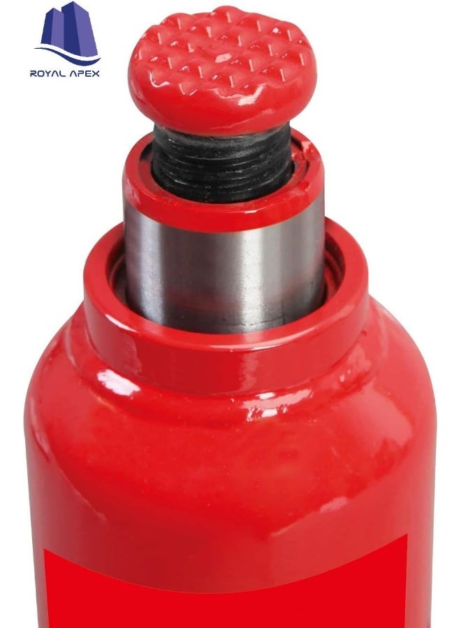 Royal Apex Heavy Duty Hydraulic Bottle Car Jack Lifting Stand Thick Metal Car Jack Universal Hydraulic Vertical Bottle Jack for Compact Low Chassis Car Saloon on Road or in Garage - 10000 lbs (5 Ton) - Image 3