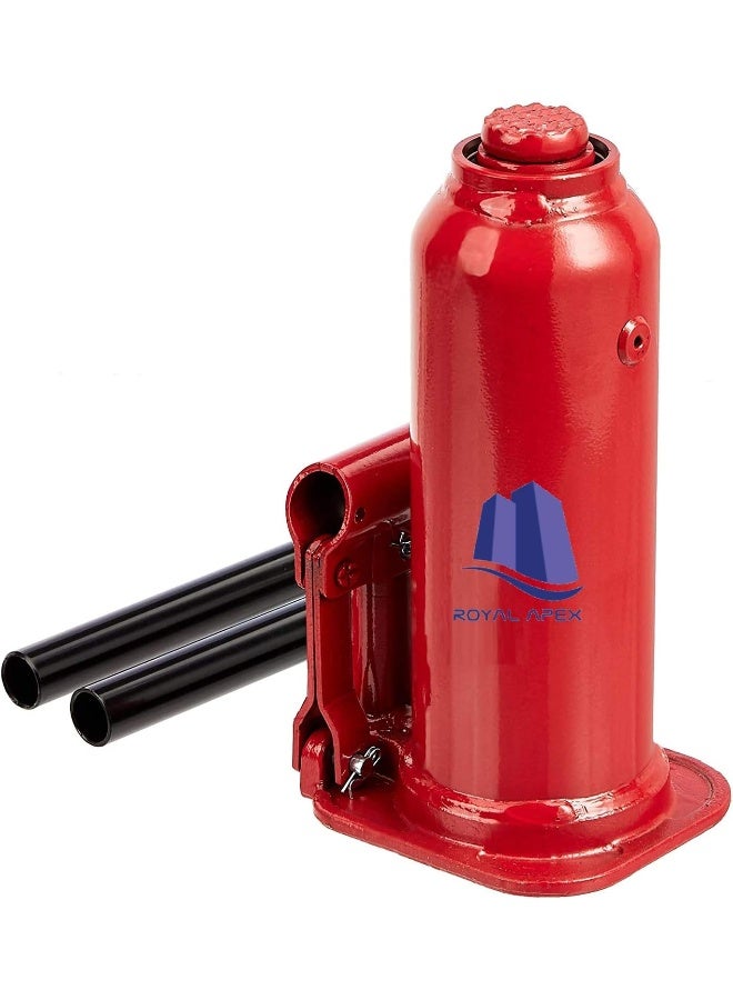 Royal Apex Heavy Duty Hydraulic Bottle Car Jack Lifting Stand Thick Metal Car Jack Universal Hydraulic Vertical Bottle Jack for Compact Low Chassis Car Saloon on Road or in Garage - 10000 lbs (5 Ton) - Image 1