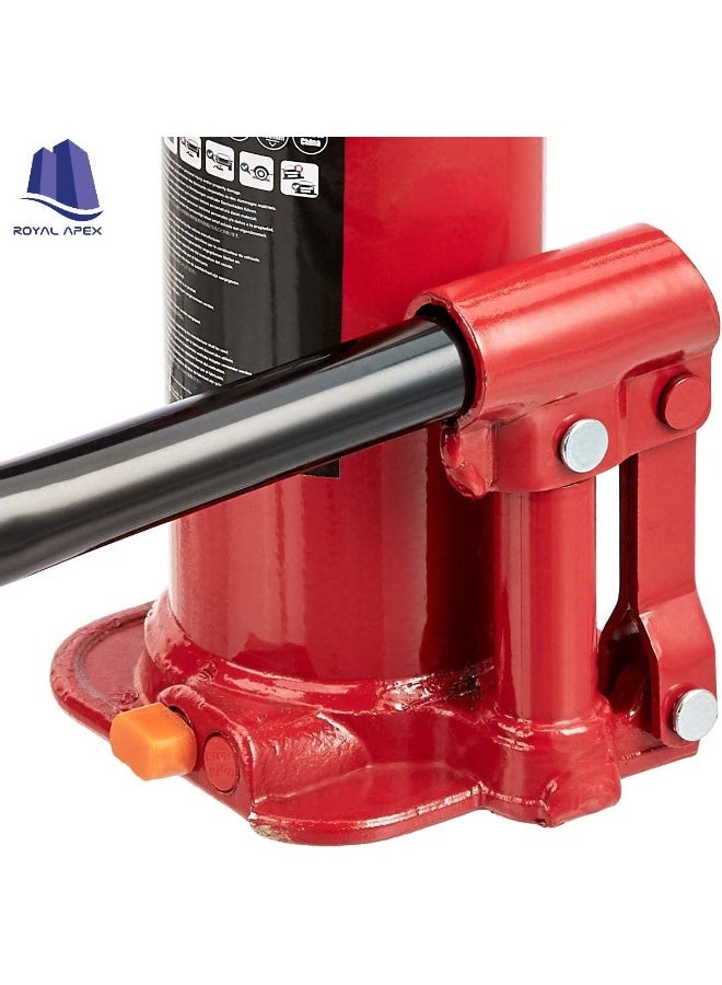 Royal Apex Heavy Duty Hydraulic Bottle Car Jack Lifting Stand Thick Metal Car Jack Universal Hydraulic Vertical Bottle Jack for Compact Low Chassis Car Saloon on Road or in Garage - 10000 lbs (5 Ton) - Image 4