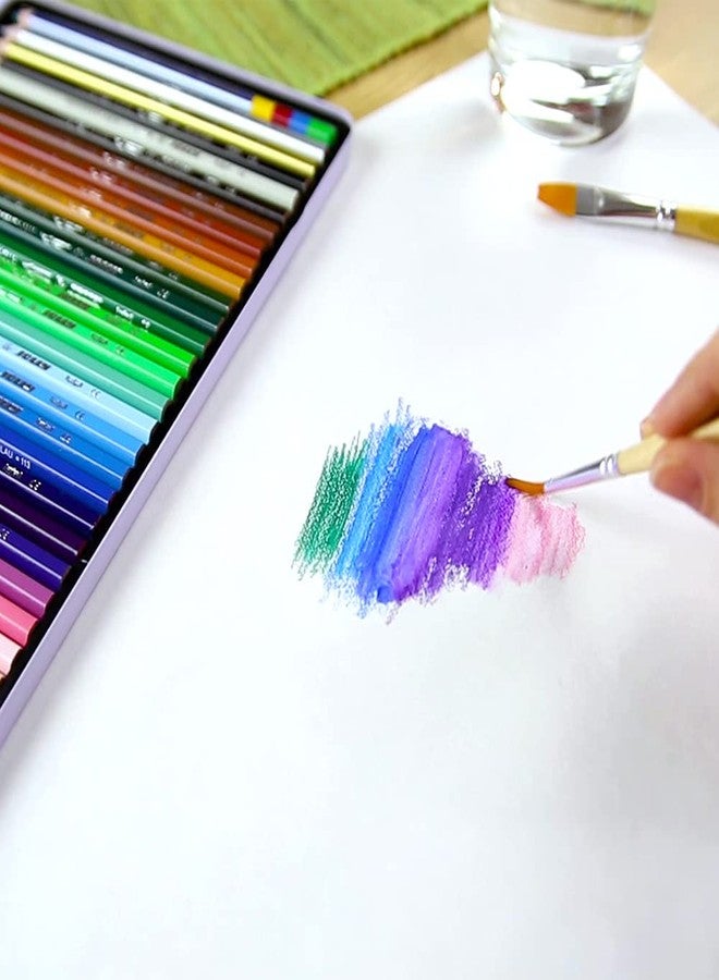 Jolly Supersticks Premium European Aqua Watercolor Pencils with Tin Carrying Case; Set of 36 - Image 4