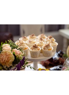 Sweet seven Oil-Proof White Cupcake Liners - 100pcs Muffin Baking Cups for Weddings, Birthdays, Parties, Baby Showers. Ramekin Holders with Elegance and Durability.  - Image 4