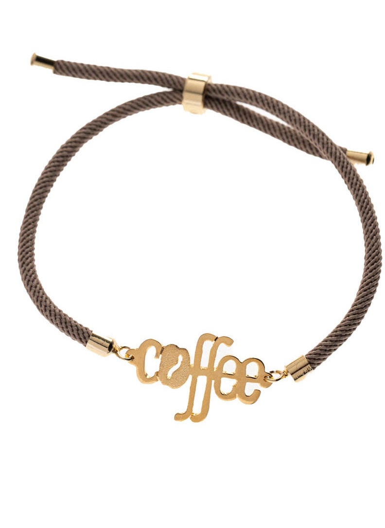 Trendella - Coffee bracelet HIGH QUALITY handmade colorful bracelet perfect as a gift idea for women and teenage Girls - Image 1