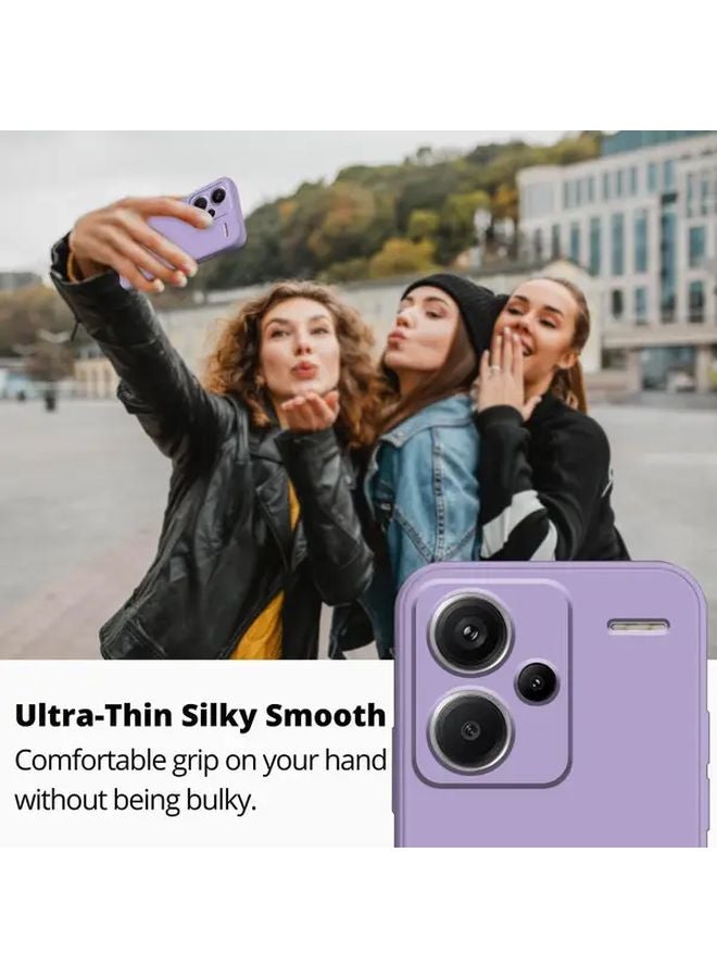 Red Color Liquid Case For Xiaomi Redmi Note 13 Pro Plus Shock Absorbing Thin Cover - Image 3