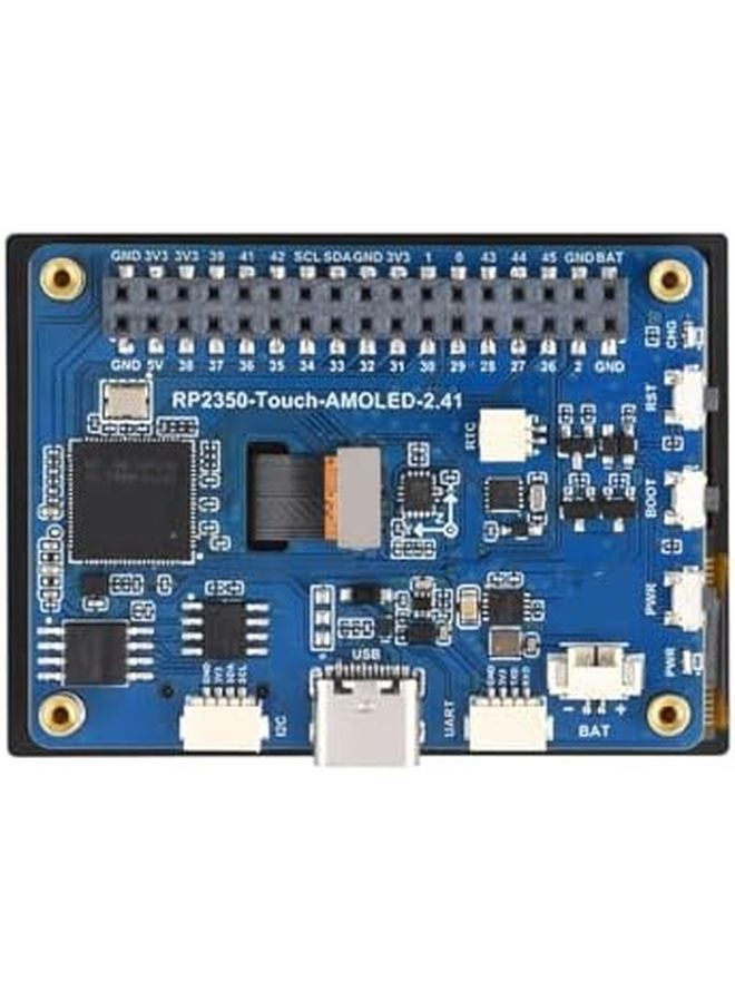 RP2350 2.41 Inch AMOLED Capacitive Touch Display Development Board with Motion Sensor - Image 5