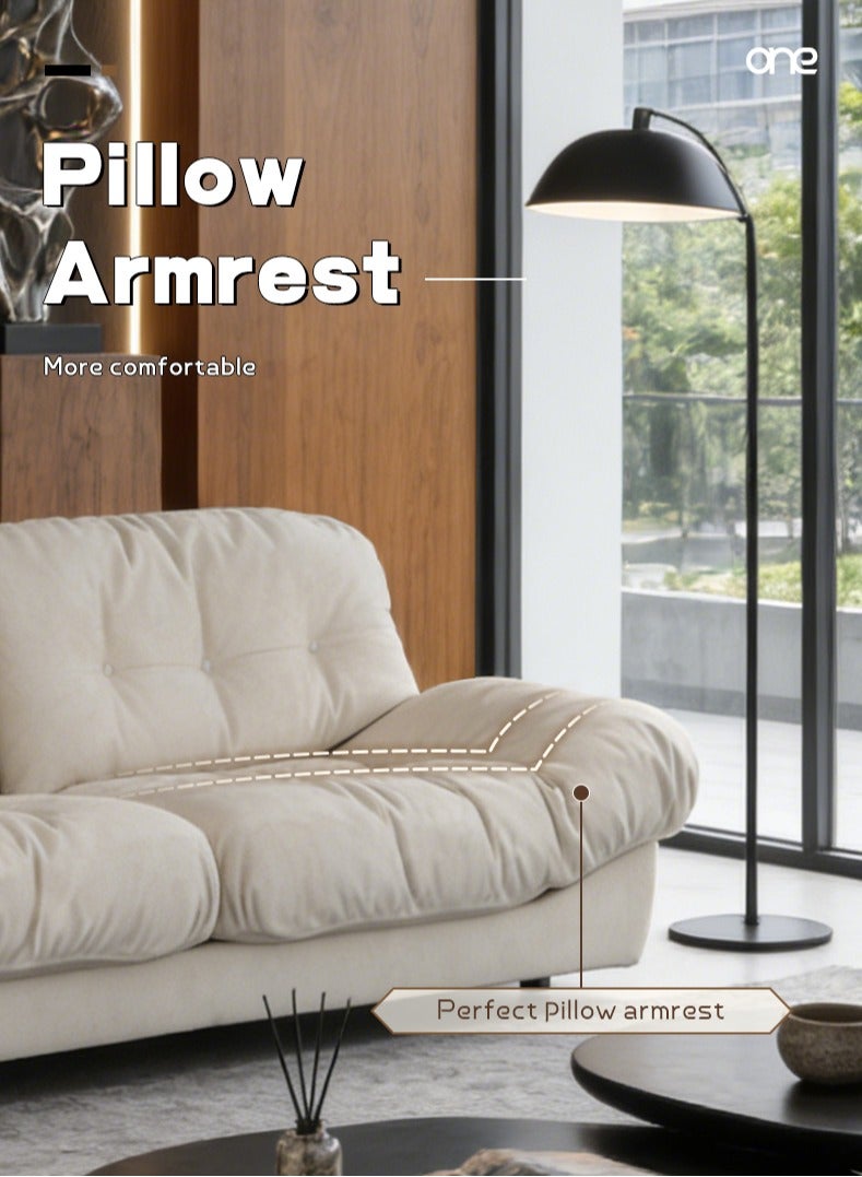 80" Chenille Cloud Deep Seat Sofas for Living Room, Modern Sofa Couch for Small Spaces, Cozy Comfy Loveseat with Solid Wood Frame - Image 5