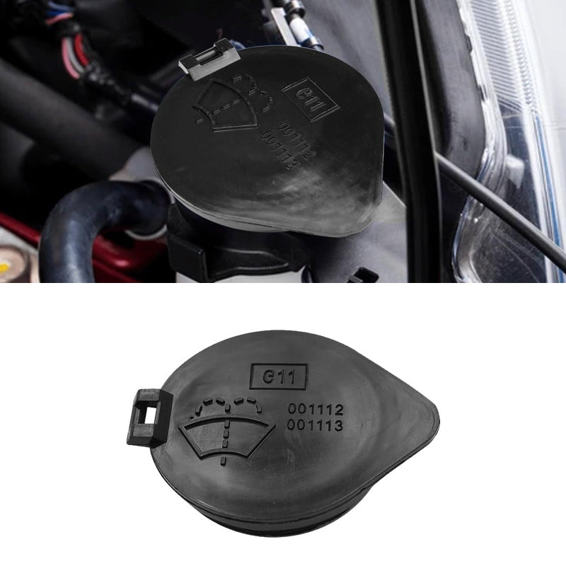 UZZH Windshield Wiper Washer Reservoir Fluid Tank Cap Car Windscreen Washer Wiper Fluid Reservoir Water Tank Lid Bottle Cap Cover Replacement for Toyota Venza RAV4 Highlander Lexus Black