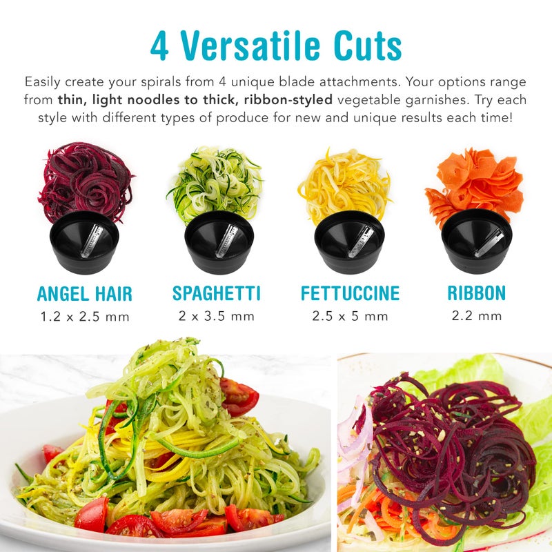 Shine Kitchen Co. SES-100 Electric Vegetable Spiralizer - Image 2