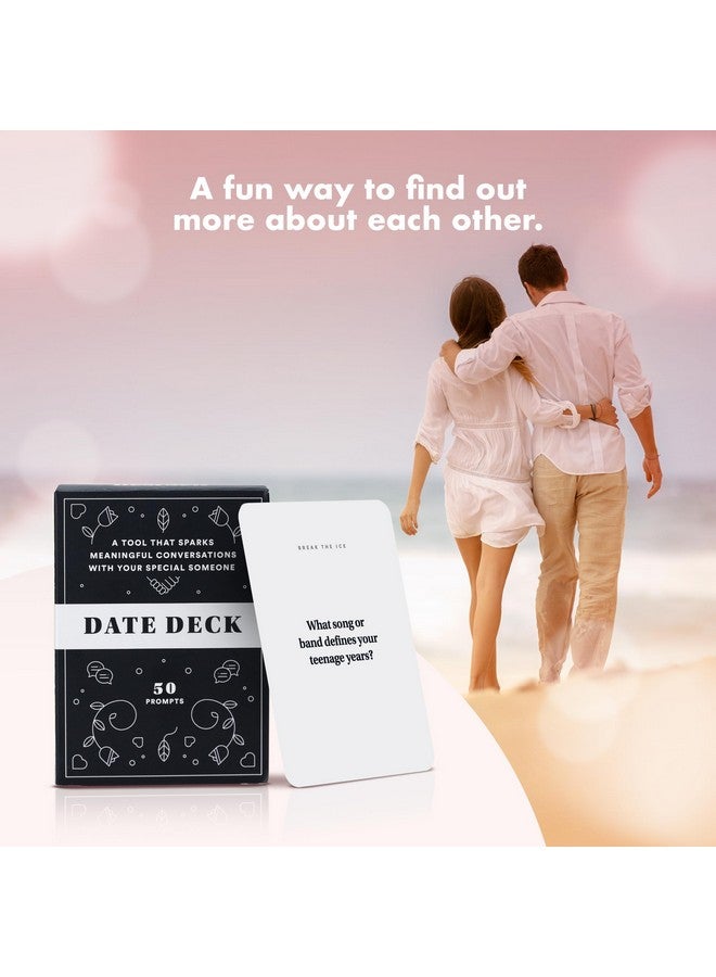 BestSelf Co. BestSelf Date Deck - 50 Conversation Cards Engaging for Couples - Fun and Thought-Provoking Date Night Game - Playing Cards to Unlock Deeper Connection and Intimacy - Image 4