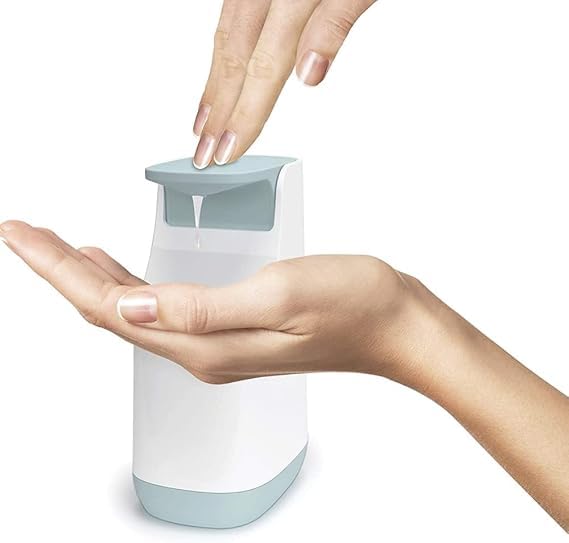 Listecky Slim Compact Soap Dispenser with NonDrip Nozzle Liquid Soap Dispenser Hands Free Shampoo Hand Sanitizer Dispenser for Bathroom Kitchen and Office - Image 1