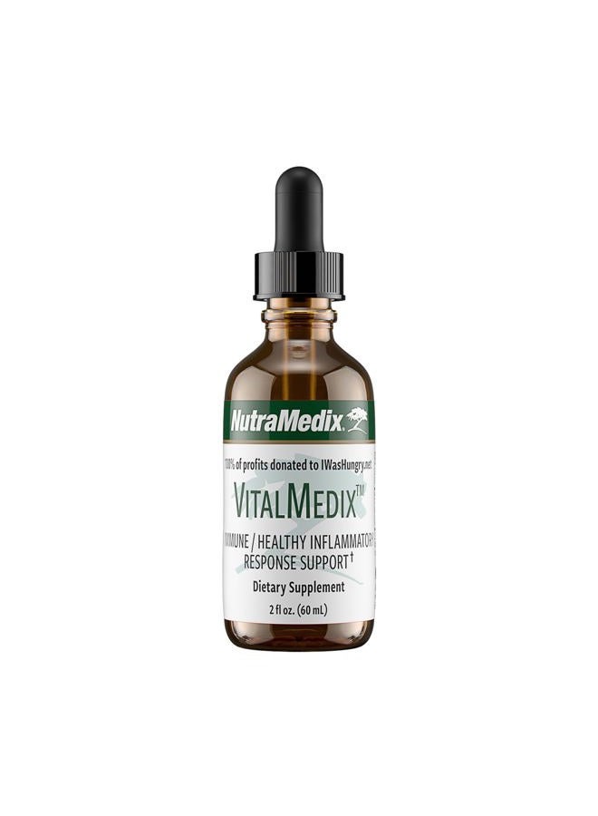 Nutramedix VitalMedix - Cat's Claw & Moringa Plant Extract - Daily Energy Supplement for Immune Health & Overall Vitality - Rich in Vitamins & Minerals (2oz) - Image 1