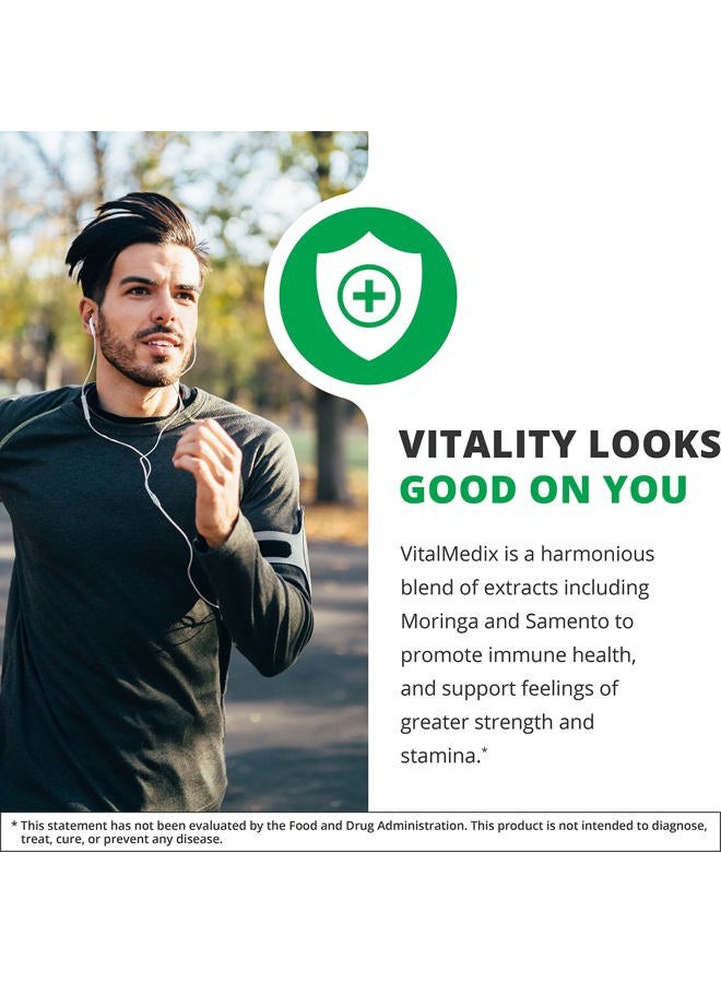 Nutramedix VitalMedix - Cat's Claw & Moringa Plant Extract - Daily Energy Supplement for Immune Health & Overall Vitality - Rich in Vitamins & Minerals (2oz) - Image 3