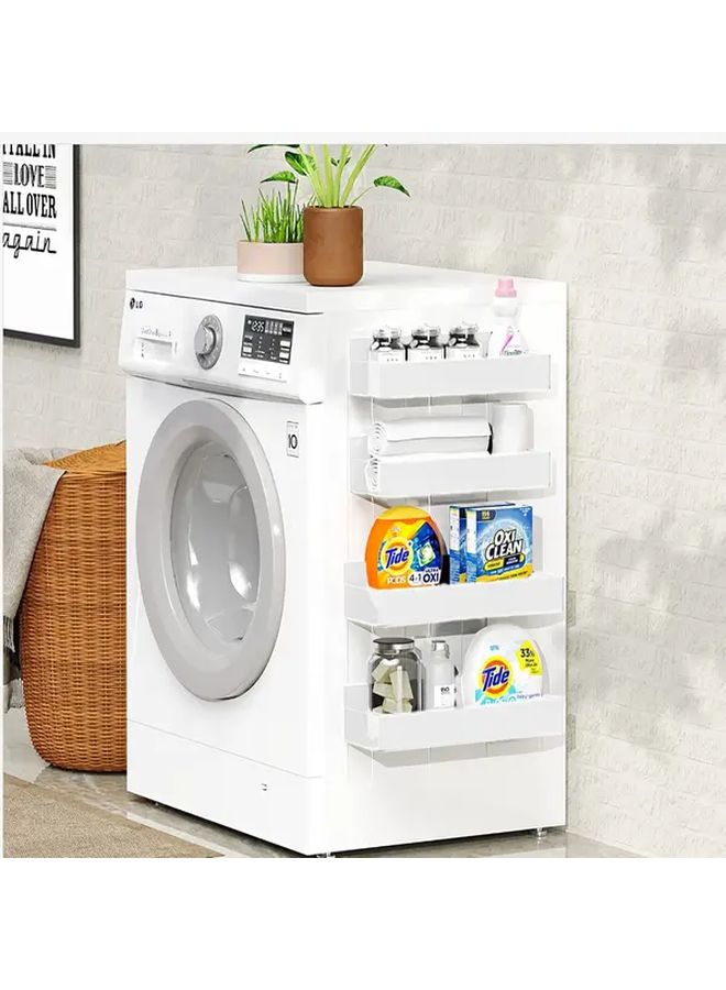 Large Magnetic Stand Drill Free Storage Rack Durable Refrigerator Side Organizer Space Saving Kitchen Bathroom Home Accessories - Image 2