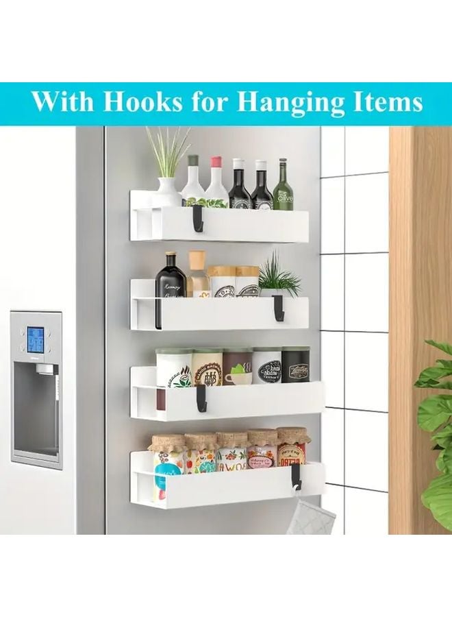 Large Magnetic Stand Drill Free Storage Rack Durable Refrigerator Side Organizer Space Saving Kitchen Bathroom Home Accessories - Image 4