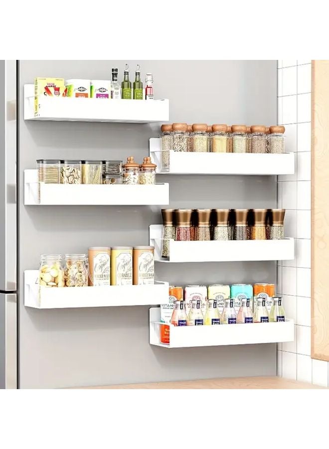 Large Magnetic Stand Drill Free Storage Rack Durable Refrigerator Side Organizer Space Saving Kitchen Bathroom Home Accessories - Image 3