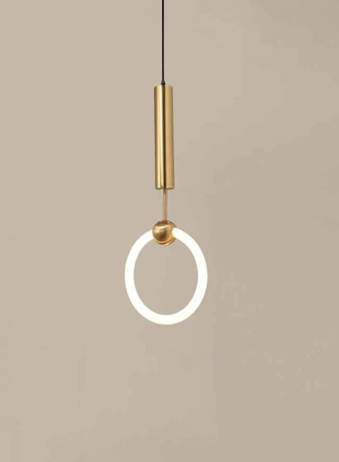 ٍSiera Light Hanging lighting Luminous ring and bronze frame warm light 22 watt 6164  - Image 1